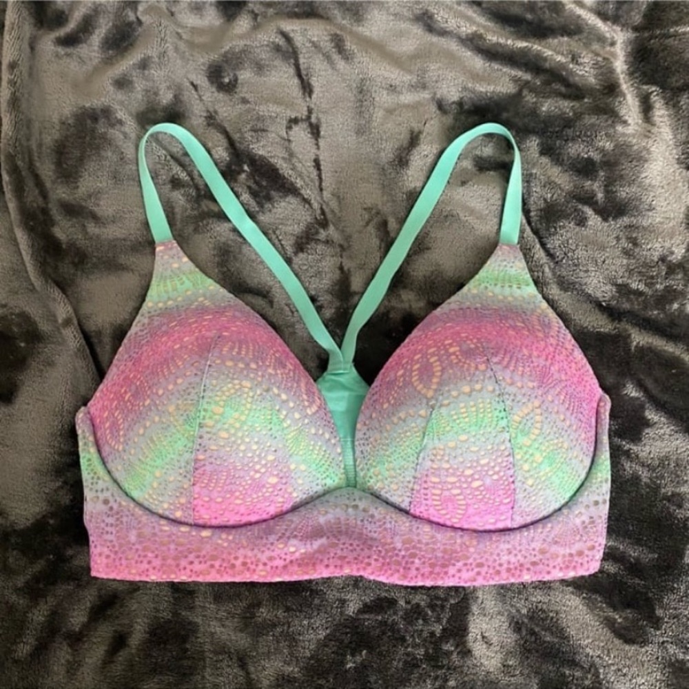 Victoria’s Secret Body by Victoria ombré gradient wireless bralette bra 34DD EUC